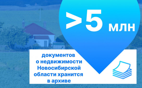 Более пяти миллионов документов о недвижимости Новосибирской области хранится в архиве